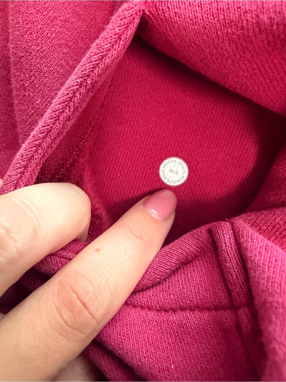Lululemon Raspberry Scuba Oversized Hoodie - Picture 4 of 4